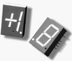 HDSP-8601, Семисегментный светодиодный индикатор, высота символа 20.32 мм (0.8")